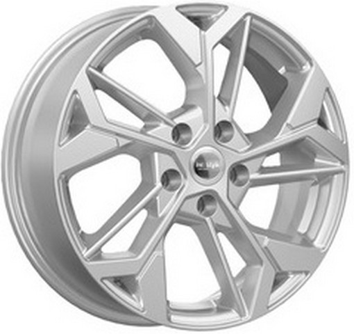 Авто диск K&K Kc1062 Сильвер 5x114,3 R17 литой серебристый et45 d67,1