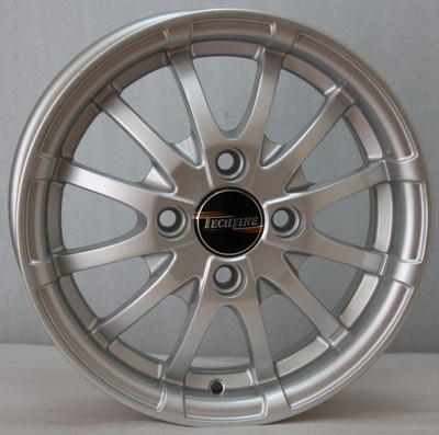 Авто диск Tech Line 420 4x98 R14 литой серебристый et35 d58,6