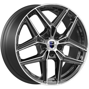 Авто диск K&K Юнион Алмаз Черный 5x114,3 R17 литой черный с полировкой et45 d60,1