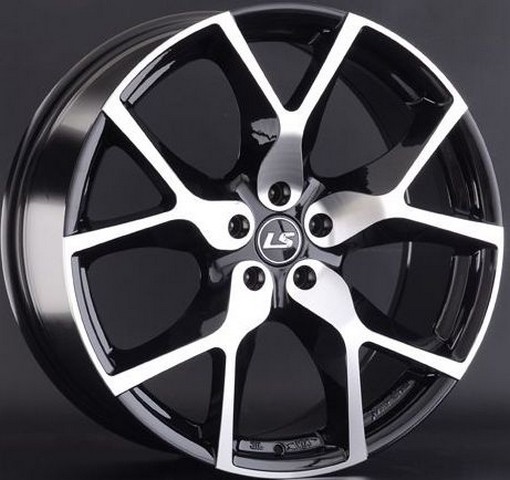 Авто диск Ls Flowforming Rc12 5x120 R20 литой черный с полировкой et45 d72,6