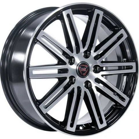Авто диск Nz R-01 5x108 R17 литой черный с полировкой et45 d63,4