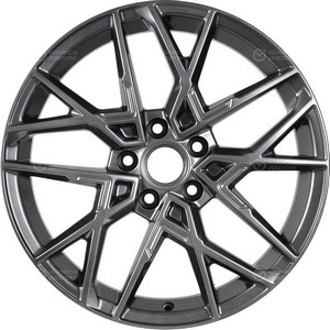 Авто диск K&K Вудроф Дарк Платинум 5x114,3 R18 литой серебристый темный et40 d66,1