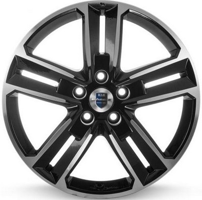 Авто диск K&K Backfire Алмаз Черный 5x114,3 R18 литой черный с полировкой et50 d66,1