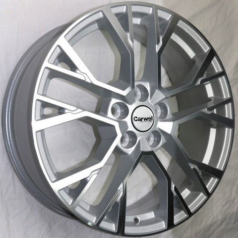 Авто диск Carwel Камак 5x114,3 R18 литой серебристый et38 d67,1