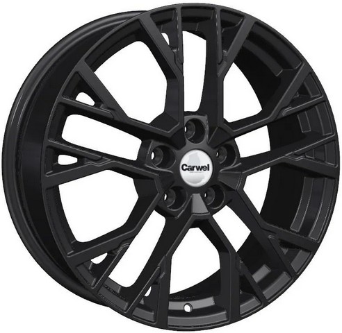 Авто диск Carwel Камак 5x108 R18 литой черный et33 d60,1