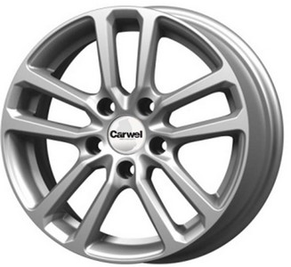 Авто диск Carwel Донты 5x100 R15 литой серебристый et38 d57,1