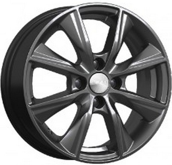 Авто диск Skad Порту Графит 4x100 R15 литой серебристый темный et46 d54,1