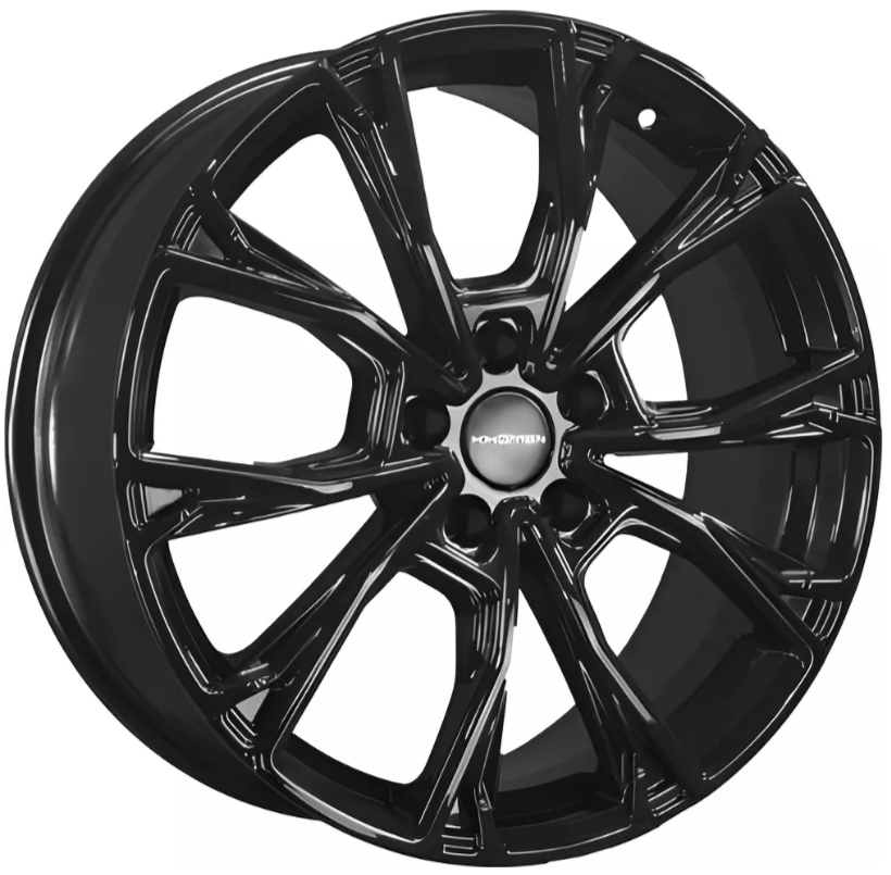 Авто диск Khomen Khw1907 5x120 R19 литой черный et41 d59,5