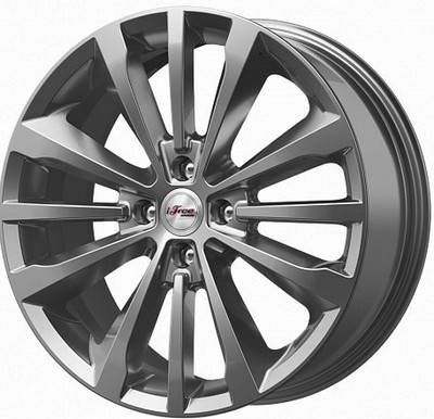 Авто диск Ifree Андерсен Хай Вэй 4x100 R17 литой серебристый темный et41 d60,1