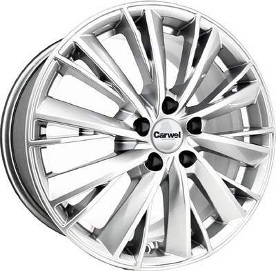 Авто диск Carwel Кивиристи 5x115 R17 литой серебристый et44 d70,3