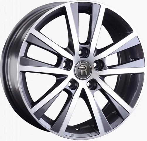 Авто диск Replay Vv96 5x120 R17 литой серебристый темный с полировкой et55 d65,1