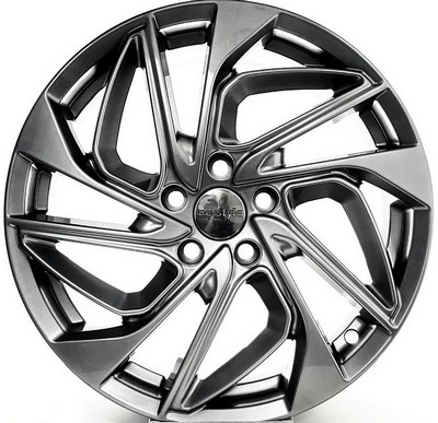 Авто диск K&K Kc883 Дарк Платинум 5x114,3 R18 литой серебристый темный et45 d66,1