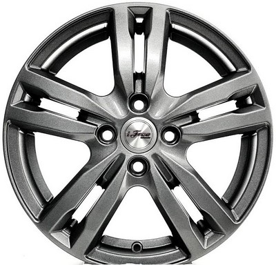 Авто диск Ifree Горизонт Хай Вэй 4x100 R15 литой серебристый темный et46 d54,1
