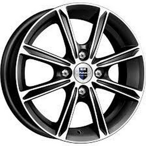 Авто диск K&K Флэш Алмаз Черный 4x100 R14 литой черный с полировкой et35 d67,1