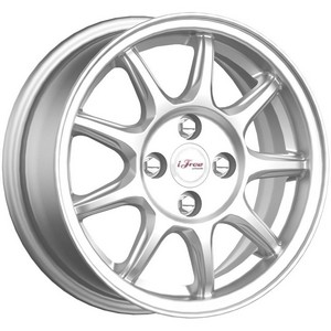 Авто диск Ifree Эвил Нео-Классик 4x98 R14 литой серебристый et35 d58,6