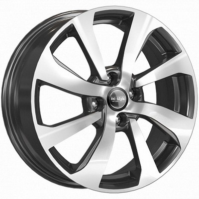 Авто диск K&K Kc893 Алмаз Черный 4x100 R16 литой черный с полировкой et41 d60,1