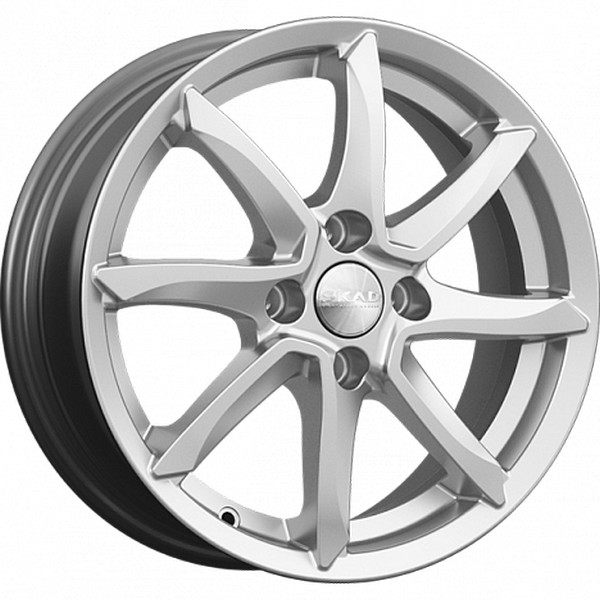 Авто диск Skad Осака Селена 4x100 R15 литой серебристый et48 d54,1