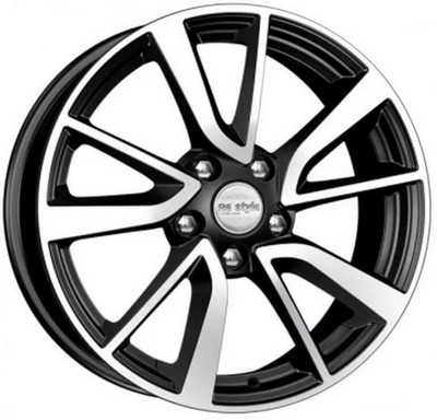 Авто диск K&K Kc699 Алмаз Черный 5x114,3 R17 литой черный с полировкой et39 d60,1
