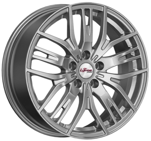 Авто диск Ifree Аскет Хай Вэй 5x108 R17 литой серебристый темный et40 d65,1