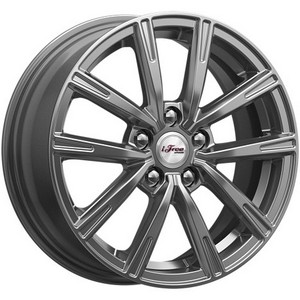 Авто диск Ifree Драйвер Хай Вэй 5x100 R15 литой серебристый темный et43 d57,1